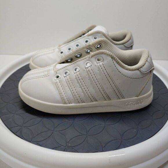 K-Swiss Shoes KaySwiss Infant sz 9 Classic Retro Cup White Low Sneakers - Picture 4 of 8